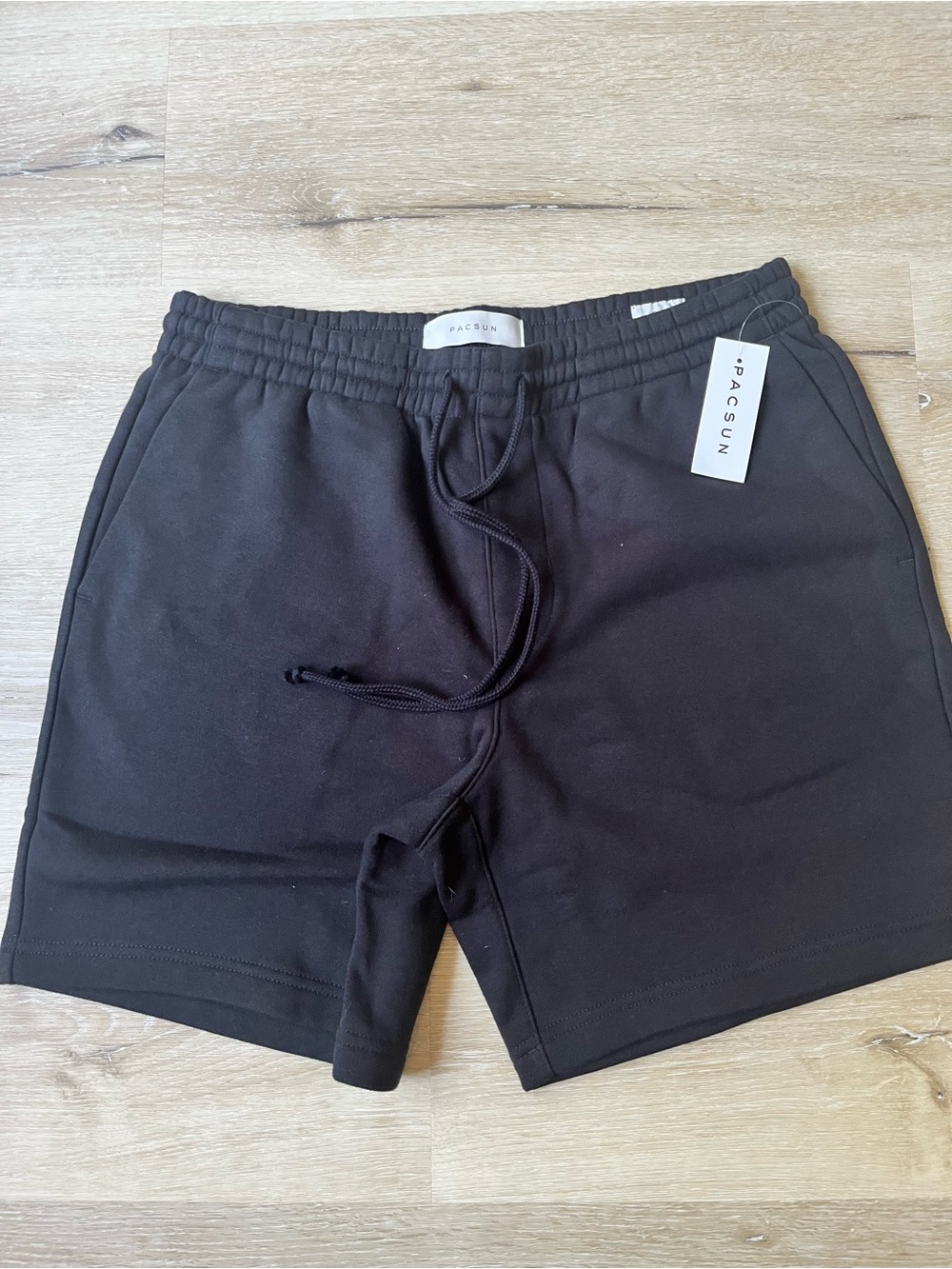 PacSun Men's Black Athletic Drawstring Shorts